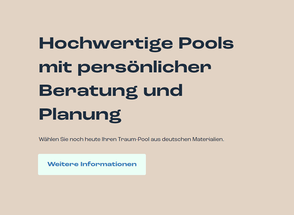 Pools in  Brunnthal, Neubiberg, Unterhaching, Putzbrunn, Höhenkirchen-Siegertsbrunn, Sauerlach, Hohenbrunn oder Taufkirchen, Ottobrunn, Oberhaching